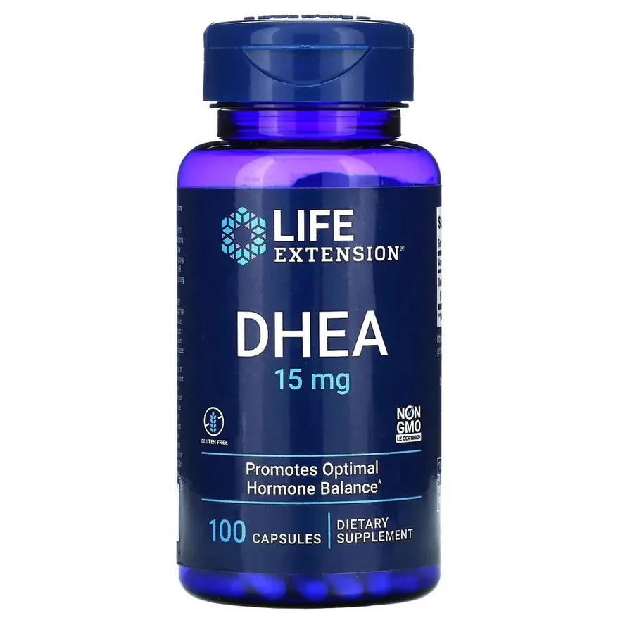ДГЭА (дегидроэпиандростерон) Life Extension DHEA 15 мг 100 капсул