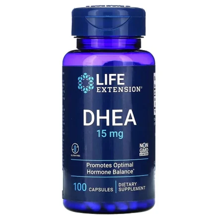 ДГЭА (дегидроэпиандростерон) Life Extension DHEA 15 мг 100 капсул